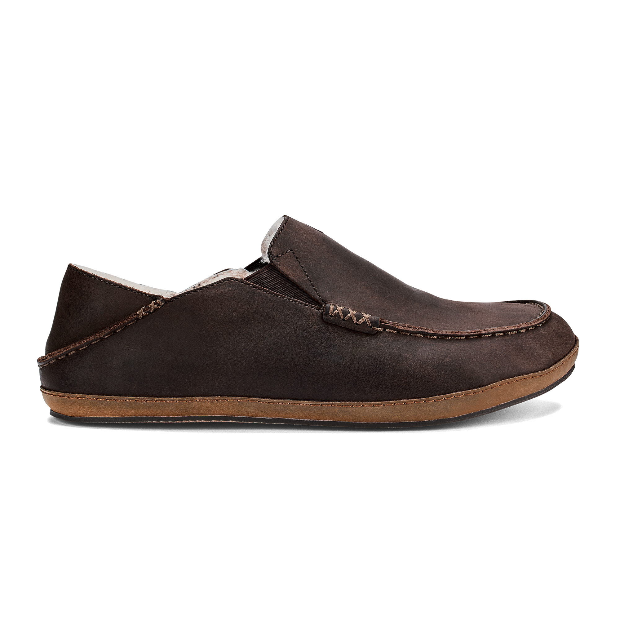 Molo Slipper Dark Wood OluKai UK