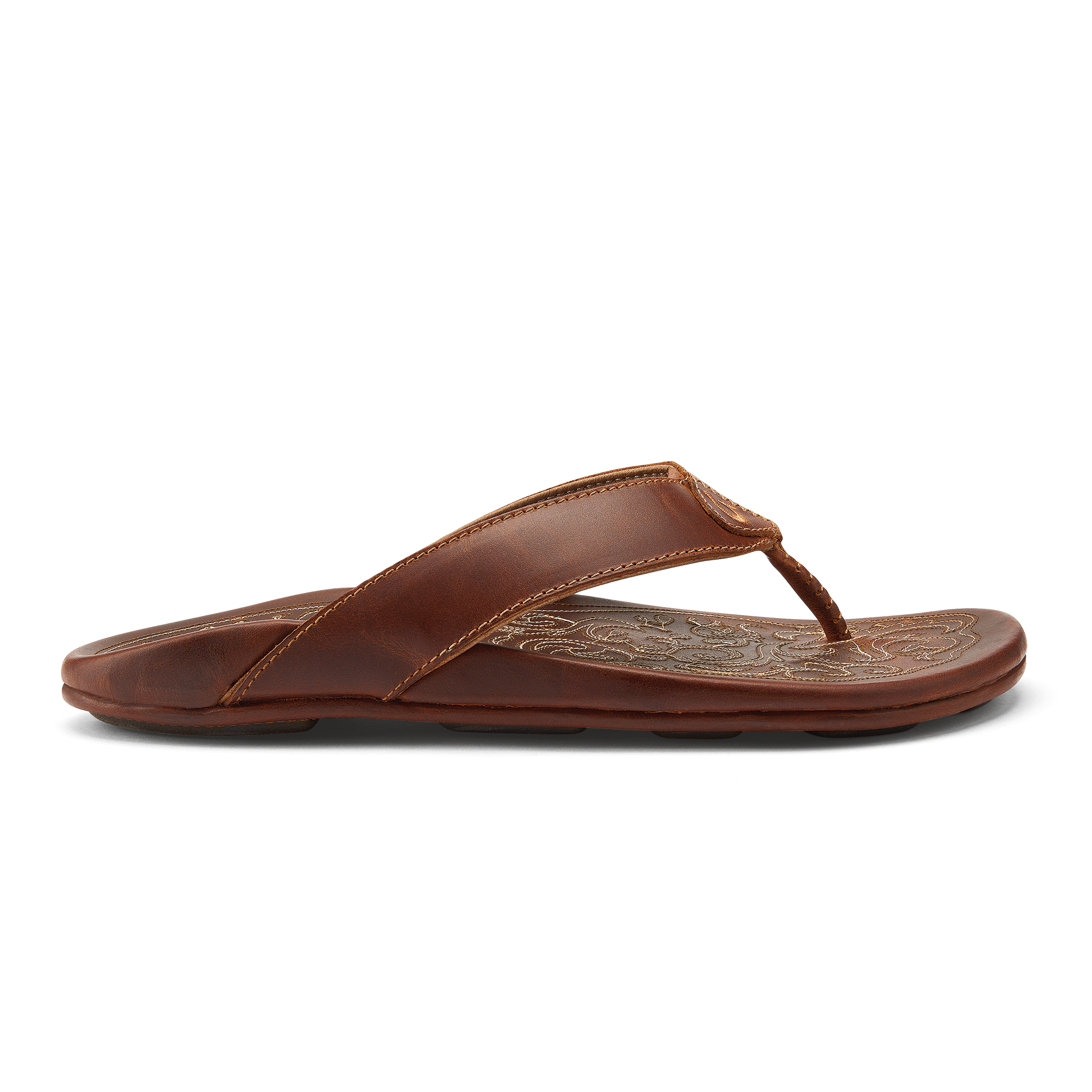 OluKai Mekila Natural Men s Leather Beach Sandals OluKai UK