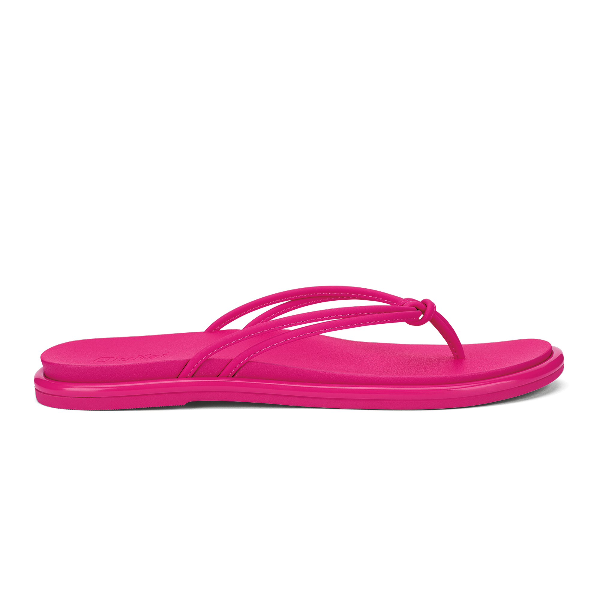 Hot pink flip flops sales