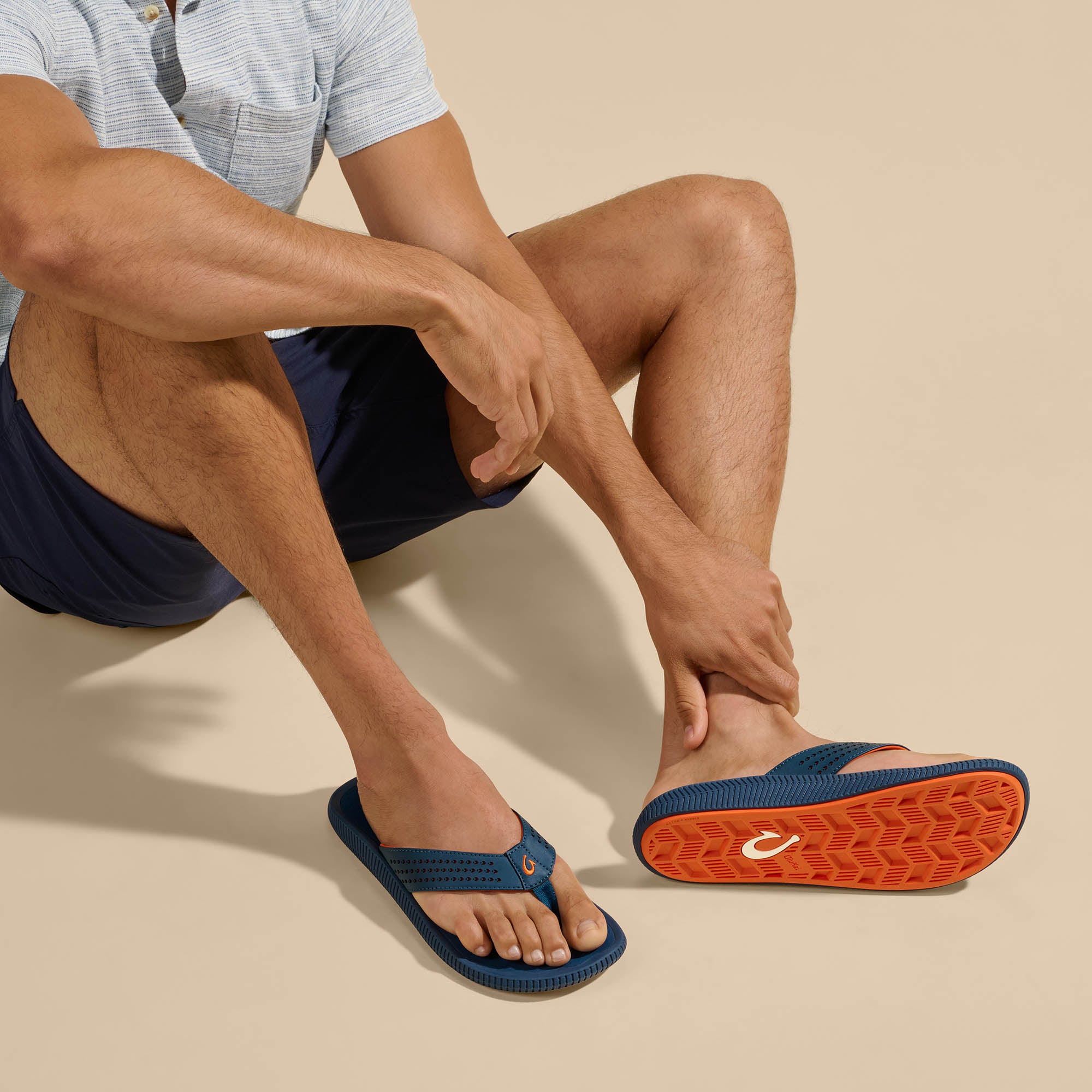 Ulele Men's Water-Ready Beach Sandals - Lagoon | OluKai – OluKai UK