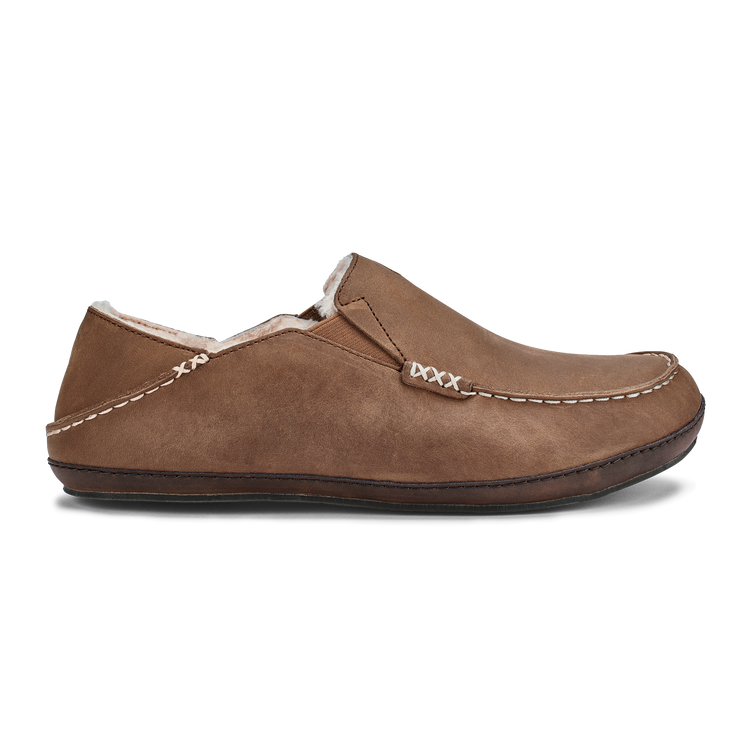 Molo Slipper Toffee Dark Wood OluKai UK