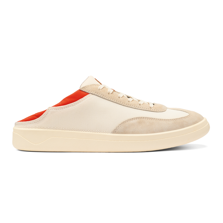 Pūnini Men's Sneaker Shoes - Off White / Molten Orange Pūnini Men's Sneaker Shoes - Off White / Molten Orange