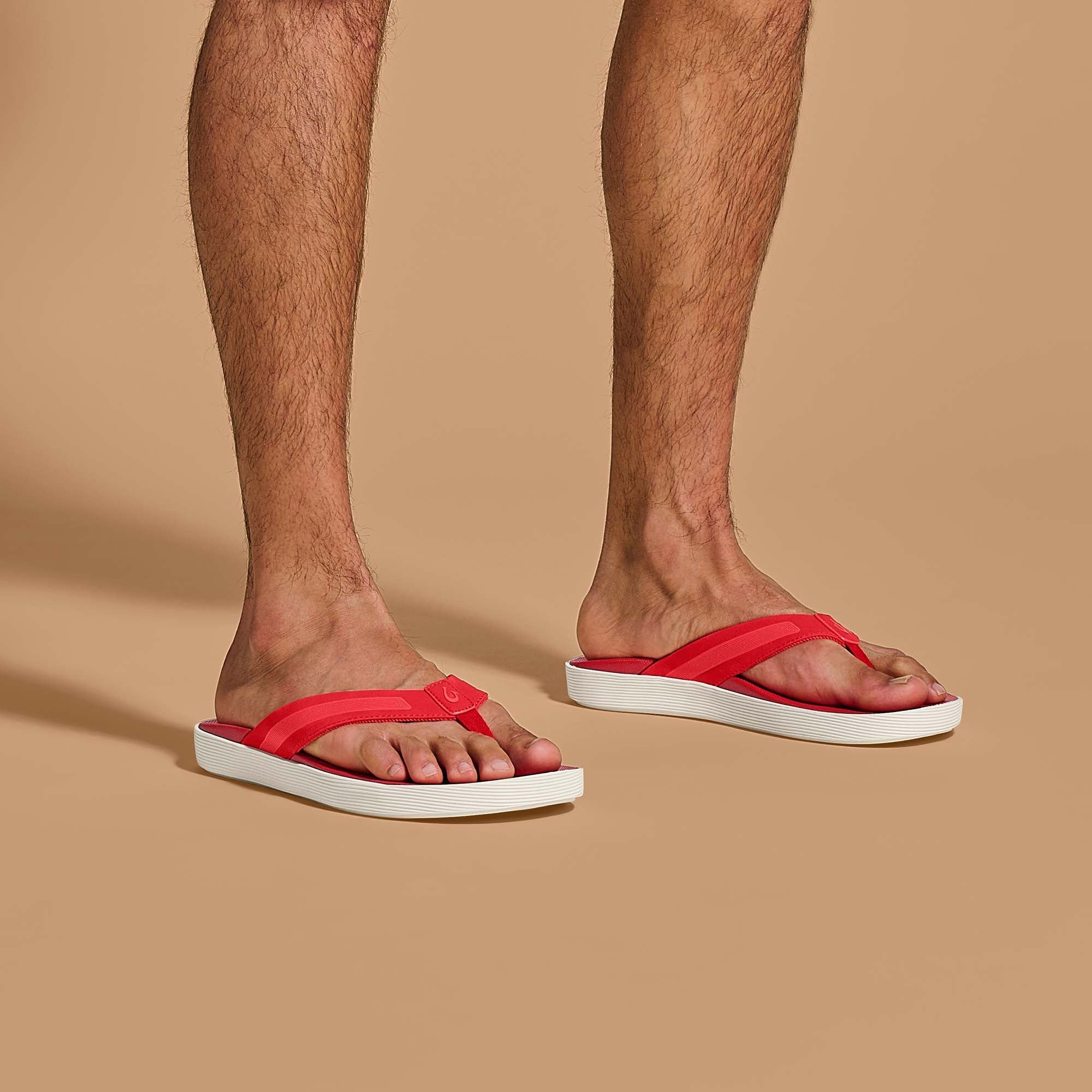 Olukai red sandals online