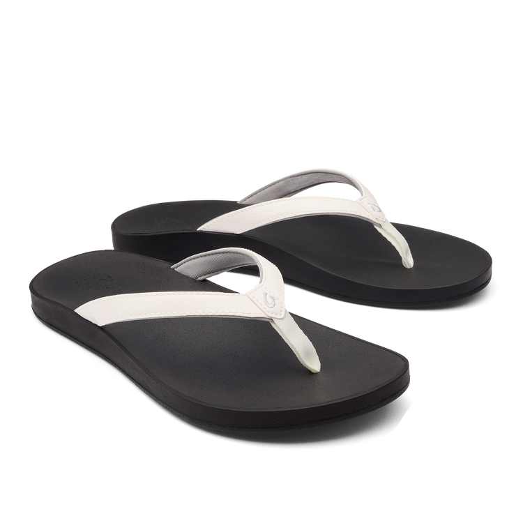 Black and white sandals discount